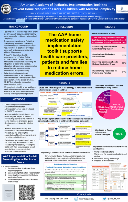 Preview of AMERICAN ACADEMY OF PEDIATRICS IMPLEMENTATION TOOLKIT TO PREVENT HOME MEDICATION ADMINISTRATION ERRORS IN CHILDREN WITH MEDICAL COMPLEXITY
