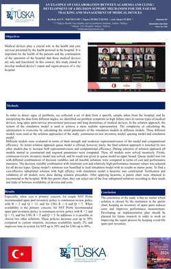 Thumbnail for AN EXAMPLE OF COLLABORATION BETWEEN ACADEMIA AND CLINIC: DEVELOPMENT OF A DECISION SUPPORT MECHANISM FOR THE FAILURE TRACKING AND MANAGEMENT OF MEDICAL DEVICES