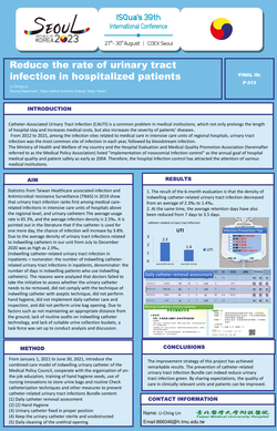 Thumbnail for REDUCE THE RATE OF URINARY TRACT INFECTION IN HOSPITALIZED PATIENTS