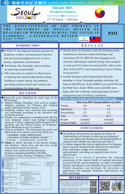 Thumbnail for THE EFFECTIVENESS OF ART THERAPY IN THE TREATMENT OF MENTAL HEALTH OF HEALTHCARE WORKERS DURING THE COVID-19 PANDEMIC : A SYSTEMATIC REVIEW
