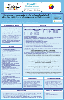 Thumbnail for EXPERIENCES OF CANCER PATIENTS WHO HAD BEEN HOSPITALIZED AT MEDICAL INSTITUTIONS IN OTHER REGIONS: A QUALITATIVE RESEARCH