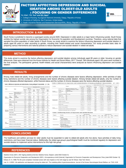 Thumbnail for GENDER DIFFERENCES IN FACTORS INFLUENCING DEPRESSION AND SUICIDAL IDEATION AMONG OLDEST-OLD ADULTS