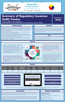 Thumbnail for SUMMARY OF REGULATORY ISSUANCES TRACKER (SURI)