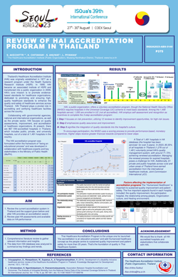 Thumbnail for REVIEW OF HAI ACCREDITATION PROGRAM IN THAILAND