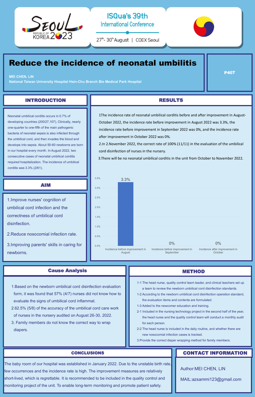 Preview of REDUCE THE INCIDENCE OF UMBILITIS UMBILICAL CORDITES