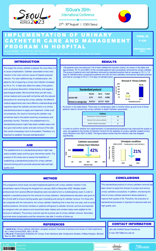 Preview of IMPLEMENTATION OF URINARY CATHETER CARE AND MANAGEMENT PROGRAM IN HOSPITAL