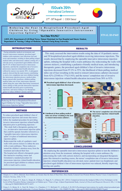Thumbnail for REDUCING THE FEAR IN HOSPITALIZED PRESCHOOL-AGED CHILDREN BY USING “OPENABLE INNOVATIVE INTRAVENOUS INJECTION SPLINTS”