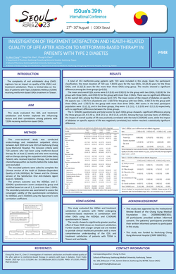 Thumbnail for INVESTIGATION OF TREATMENT SATISFACTION AND HEALTH-RELATED QUALITY OF LIFE AFTER ADD-ON TO METFORMIN-BASED THERAPY IN PATIENTS WITH TYPE 2 DIABETES