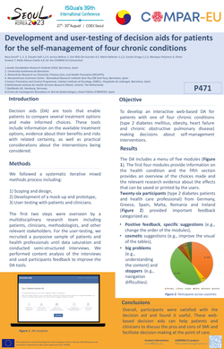 Thumbnail for DEVELOPMENT AND USER-TESTING OF DECISION AIDS FOR PATIENTS FOR THE SELF-MANAGEMENT OF FOUR CHRONIC CONDITIONS