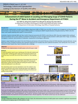 Thumbnail for ENHANCEMENT OF EAED SYSTEM IN LOCATING AND MANAGING SURGE OF COVID PATIENTS DURING THE FIFTH WAVE IN ACCIDENT AND EMERGENCY DEPARTMENT OF PYNEH