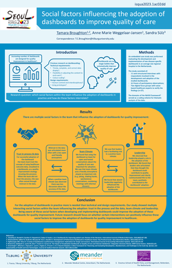 Thumbnail for SOCIAL FACTORS INFLUENCING THE ADOPTION OF DASHBOARDS TO IMPROVE THE QUALITY OF CARE