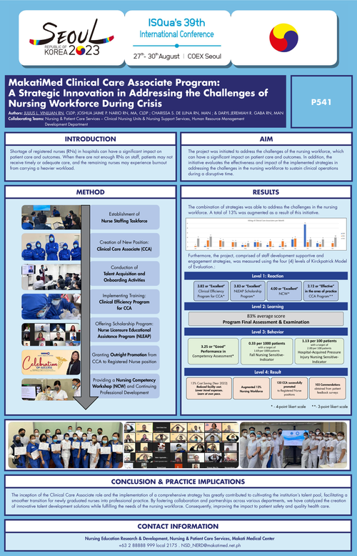 Preview of MAKATIMED CLINICAL CARE ASSOCIATE PROGRAM: A STRATEGIC INNOVATION IN ADDRESSING THE ORGANIZATIONAL NURSING WORKFORCE SHORTAGES DURING CRISIS