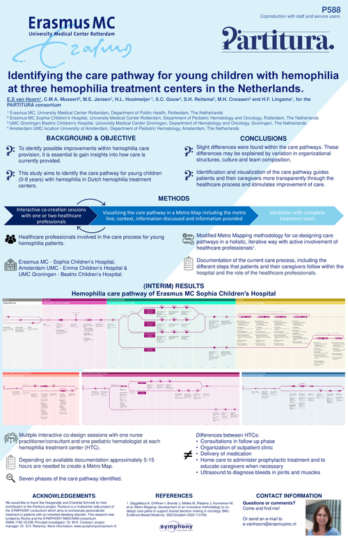 Preview of IDENTIFYING THE CARE PATHWAY FOR YOUNG CHILDREN WITH HEMOPHILIA AT TWO HEMOPHILIA TREATMENT CENTERS IN THE NETHERLANDS
