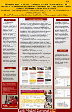 Thumbnail for A CARE TRANSFORMATION INITIATIVE TO IMPROVE PATIENT FLOW, LENGTH OF STAY AND INTERRPOFESSIONAL COLLABORATION BETWEEN THE CARDIOVASCULAR ICU AND STEPDOWN  UNITS AT A QUATERNARY ACADEMIC MEDICAL CENTER