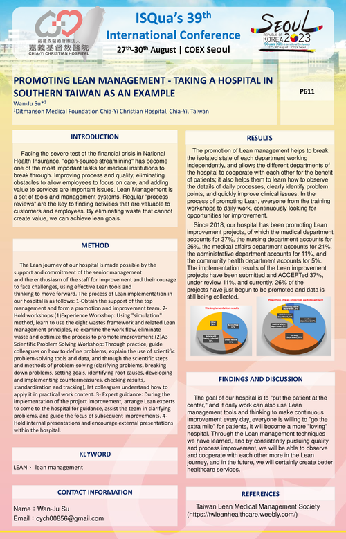 Preview of PROMOTING LEAN MANAGEMENT - TAKING A HOSPITAL IN SOUTHERN TAIWAN AS AN EXAMPLE
