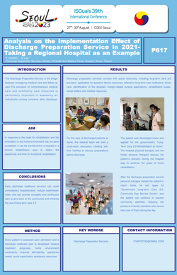 Thumbnail for ANALYSIS ON THE IMPLEMENTATION EFFECT OF DISCHARGE PREPARATION SERVICE IN 2021—TAKING A REGIONAL HOSPITAL AS AN EXAMPLE