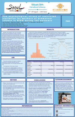Thumbnail for THE PSYCHOLOGICAL STRESS OF RESTRICTED VISITATION FOR MOTHERS OF PREMATURE INFANTS IN NICU DURING THE EPIDEMIC