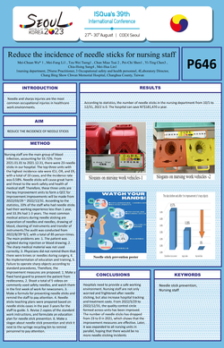 Thumbnail for REDUCE THE INCIDENCE OF NEEDLE STICKS FOR NURSING STAFF