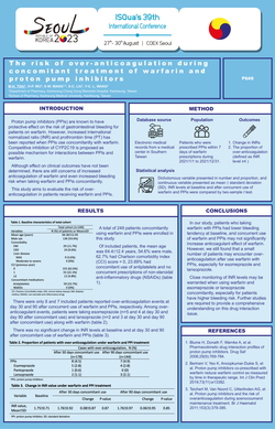 Thumbnail for THE RISK OF OVER-ANTICOAGULATION DURING CONCOMITANT TREATMENT OF WARFARIN AND PROTON PUMP INHIBITORS