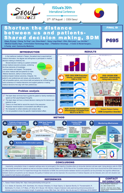 Thumbnail for SHORTEN THE DISTANCE BETWEEN US AND PATIENTS
SHARED DECISION MAKING, SDM