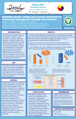Thumbnail for ESTABLISH PEOPLE, THINGS AND PROCESS STANDARDS FOR ENDOSCOPY MANAGEMENT THROUGH LEAN THINKING