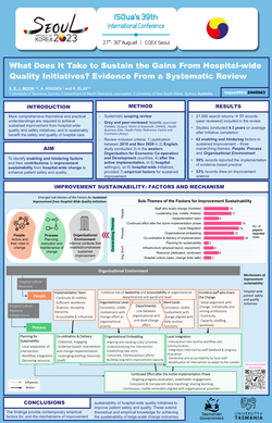 Thumbnail for WHAT DOES IT TAKE TO SUSTAIN THE GAINS FROM HOSPITAL-WIDE QUALITY INITIATIVES? EVIDENCE FROM A SYSTEMATIC REVIEW.