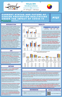 Thumbnail for CURRENT STATUS AND FUTURE OF CANCER PREVENTION HEALTHCARE UNDER THE IMPACT OF COVID-19