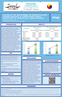 Thumbnail for VALIDITY OF FUNCTIONAL DECLINE, CLINICAL AND PROCESS OUTCOMES IN HOSPITALIZED OLDER ADULTS: A CROSS-SECTIONAL ANALYSIS OF GERIATRIC CARE MODELS.