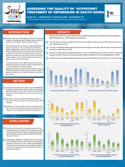 Thumbnail for ASSESSING THE QUALITY OF OUTPATIENT TREATMENT OF DEPRESSION IN  SOUTH KOREA