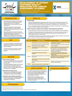 Thumbnail for DEVELOPMENT OF PATIENT-CENTERED QUALITY INDICATORS FOR CANCER ASSESSMENT IN KOREA