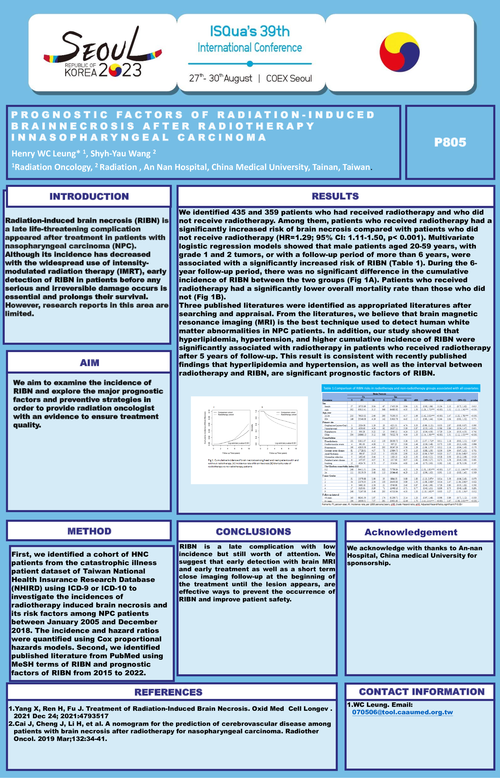 Preview of PROGNOSTIC FACTORS OF RADIATION-INDUCED BRAIN NECROSIS AFTER RADIOTHERAPY IN NASOPHARYNGEAL CARCINOMA