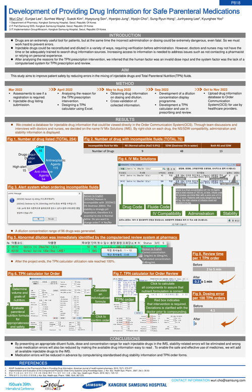 Preview of DEVELOPMENT OF PROVIDING DRUG INFORMATION FOR SAFE PARENTERAL MEDICATIONS