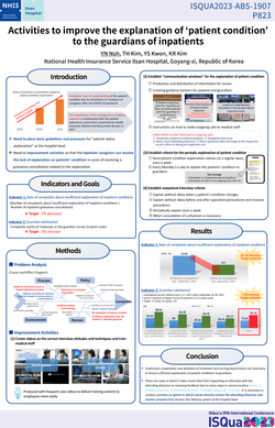 Thumbnail for ACTIVITIES TO IMPROVE THE EXPLANATION OF ‘PATIENT CONDITION’ TO THE GUARDIANS OF INPATIENTS