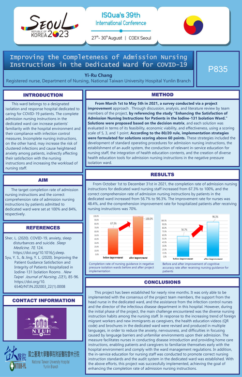 Preview of IMPROVING COVID-19 SPECIALIZED WARD ADMISSION CARE GUIDANCE COMPLETENESS
