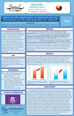 Thumbnail for IMPROVING COVID-19 SPECIALIZED WARD ADMISSION CARE GUIDANCE COMPLETENESS