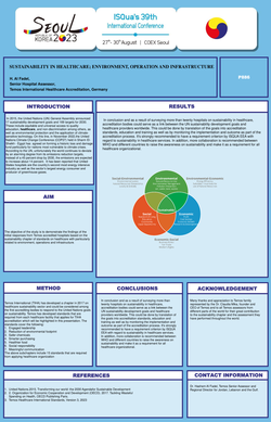 Thumbnail for SUSTAINABILITY IN HEALTHCARE; ENVIRONMENT, OPERATION AND INFRASTRUCTURE