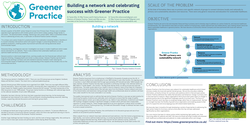 Thumbnail for Building a network: celebrating success with Greener Practice