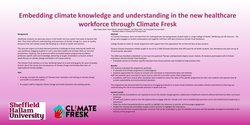 Thumbnail for Embedding Climate Knowledge and Understanding in the New Healthcare Workforce through Climate Fresk