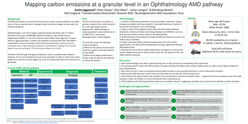 Preview of Mapping carbon emissions at a granular level in an Ophthalmology AMD pathway