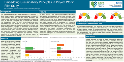 Preview of Development of a Green Impact Assessment Tool for Net-Zero Governance in Project Work