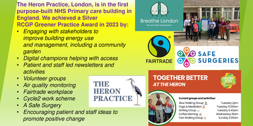 Preview of Using the RCGP toolkit and Greener Practice network to change the culture in a GP setting