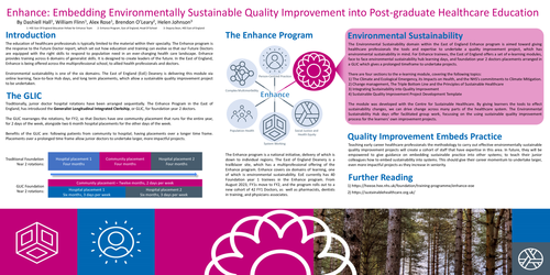 Preview of Enhance - Embedding Environmentally Sustainable Quality Improvement into Post-graduate Healthcare Education