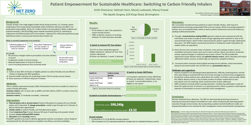 Preview of Patient Empowerment for Sustainable Healthcare: Switching to Carbon Friendly Inhalers