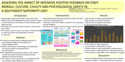 Thumbnail for Assessing the impact of intensive positive feedback on staff morale, culture, civility and psychological safety in a south west maternity unit