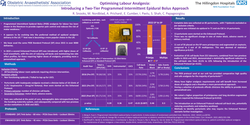 Thumbnail for Optimising labour analgesia: Introducing a two-tier programmed intermittent epidural bolus approach.