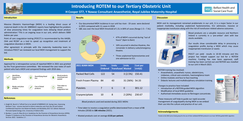 Preview of Introducing ROTEM to Our Tertiary Obstetric Unit
