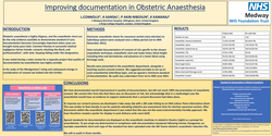 Thumbnail for Improving documentation in obstetric anaesthesia