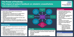 Thumbnail for The power of positivity - the impact of patient feedback on obstetric anaesthetists.