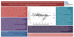 Thumbnail for Observational study of peripheral skin temperature measurement methods following spinal anaesthesia for caesarean delivery (CD)