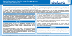 Thumbnail for Massive haemoptysis of unclear cause during pregnancy